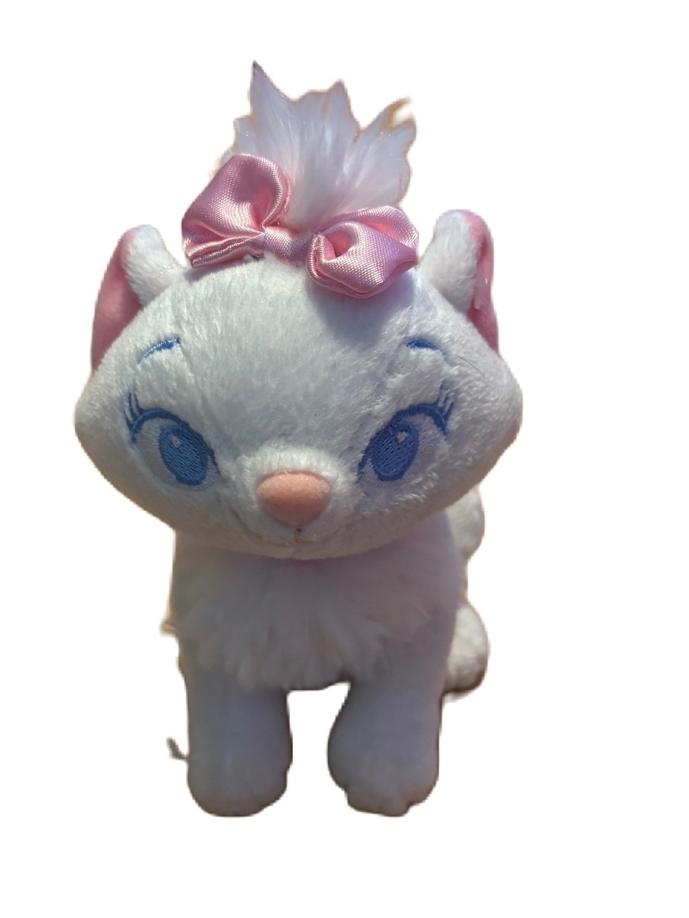 Disney Aristocats Marie Plush Stuffed Animal White Cat Kids Toy